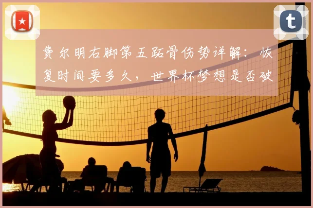 费尔明右脚第五跖骨伤势详解：恢复时间要多久，世界杯梦想是否破灭？